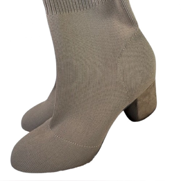 MIA Shoes - CLEARANCE - MIA Taupe Heeled Boots